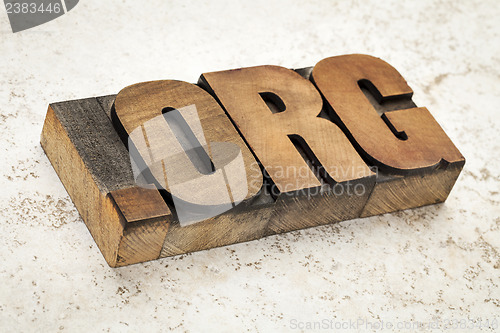 Image of dot org - nonprofit internet domain
