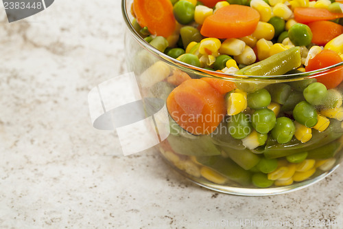 Image of cooked vegetable mix