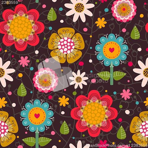 Image of Floral seamless pattern.