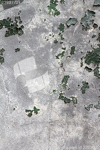 Image of Old plaster with remnants of paint