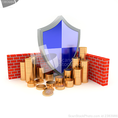 Image of Shield protects Money