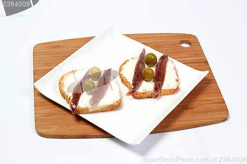 Image of Anchovy canapes