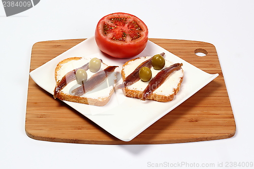 Image of Anchovy canapes