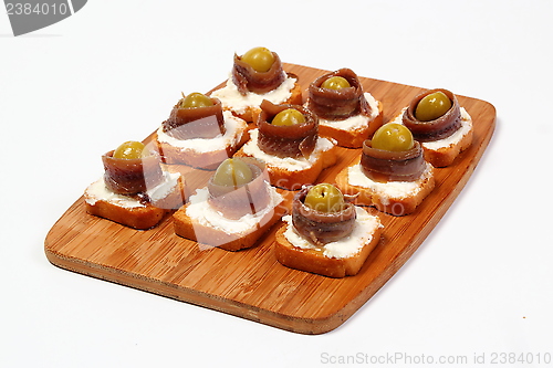 Image of Anchovy canapes