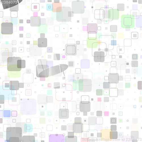 Image of Abstract Technical Geometric Square Background