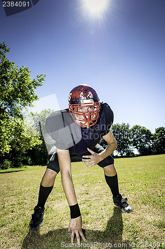 Image of American Football Offensive Lineman