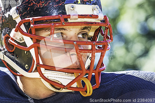 Image of Portrait of a American Football Player