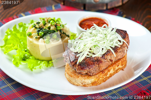 Image of Gourmet steak meat