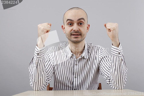 Image of Man at desk