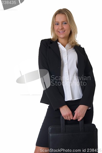 Image of Blonde business woman