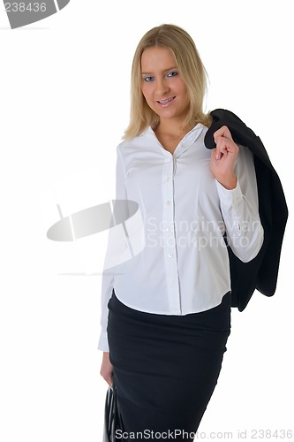 Image of Blonde business woman