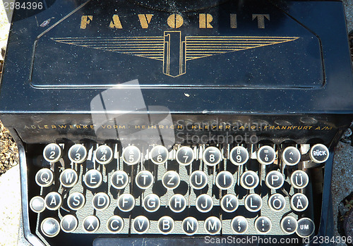 Image of Vintage writing machine