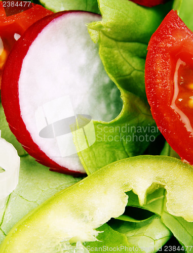 Image of Salad ingredients