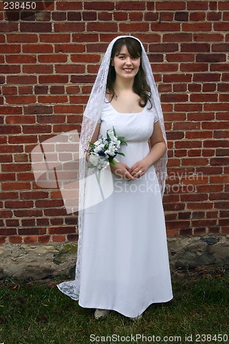 Image of Smiling Vintage Bride