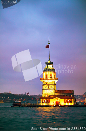 Image of Maiden's island in Istanbul, Turkey