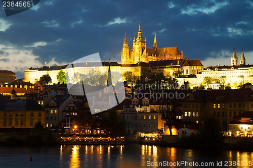 Image of Overview of old Prague from Charles bridge