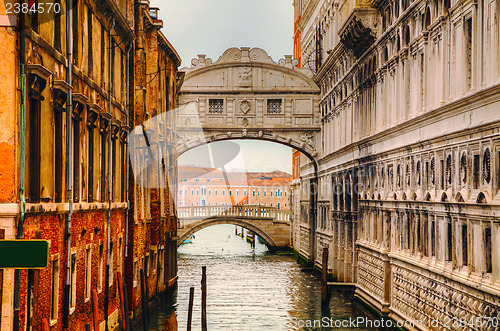 Image of Bridge of Sighs in Venice, Italy