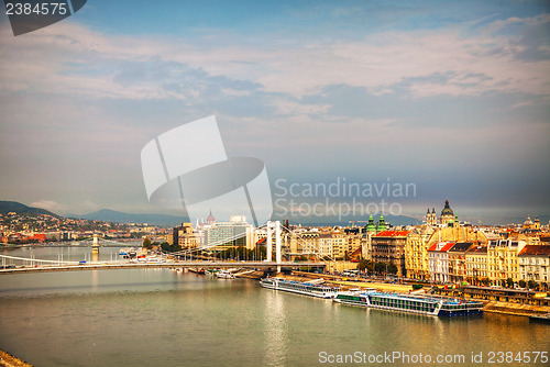 Image of Panoramic overview of Budapest, Hungary