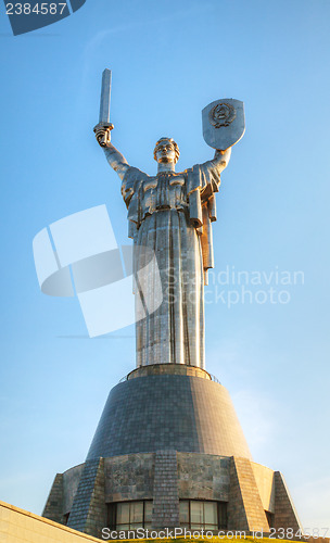 Image of Mother Land monument in Kiev, Ukraine