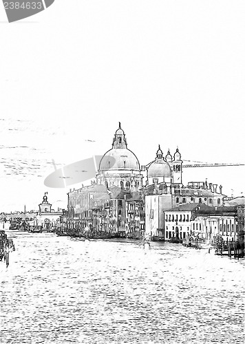 Image of Sketch of Basilica Di Santa Maria della Salute