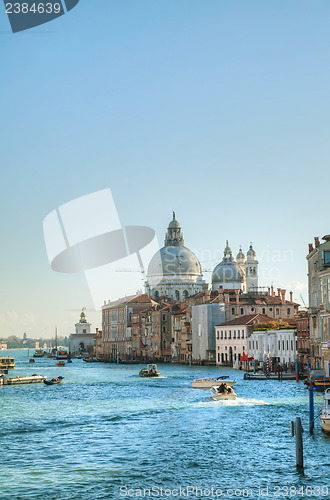 Image of View to Basilica Di Santa Maria della Salute in Venice