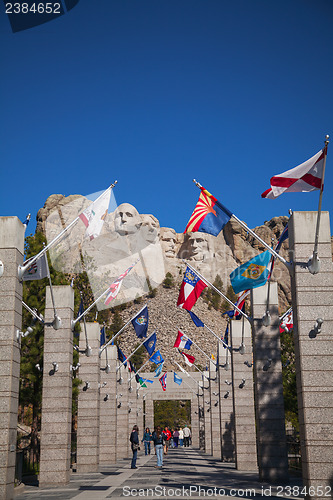 Image of Mount Rushmore monument in South Dakota