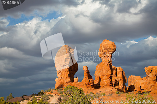 Image of Scenic view at Arches National Park, Utah, USA