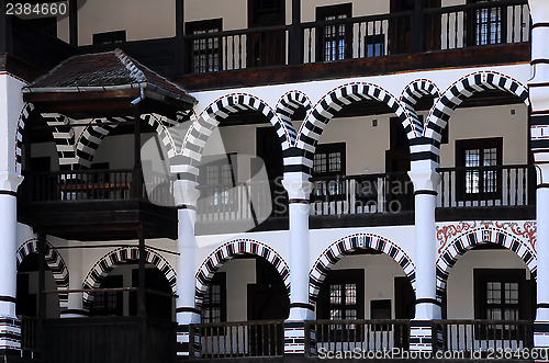 Image of Closeup Orthodox Rila Monastery