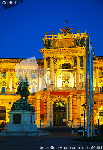 Image of Hofburg Palace in Vienna, Austria