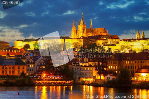 Image of Overview of old Prague from Charles bridge