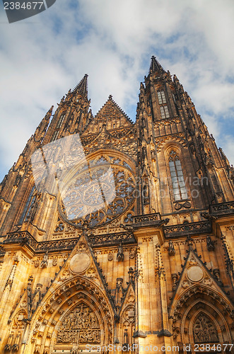 Image of St. Vitus Cathedral exterior in Prague