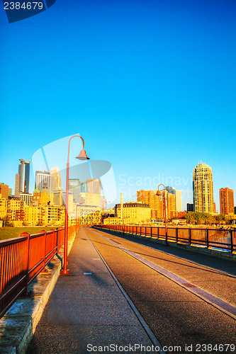 Image of Downtown Minneapolis, Minnesota in the morning