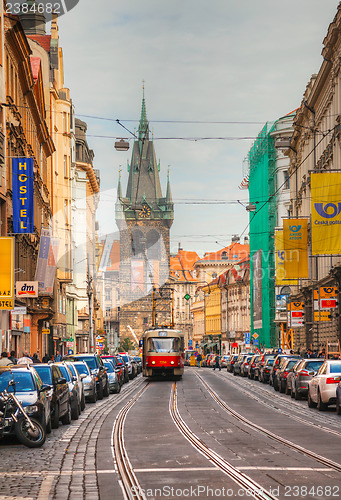 Image of Old street at Prague historical center