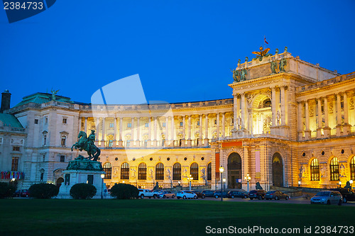 Image of Hofburg Palace in Vienna, Austria