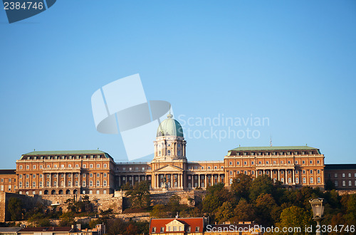 Image of Buda Royal castle in Budapest, Hungary