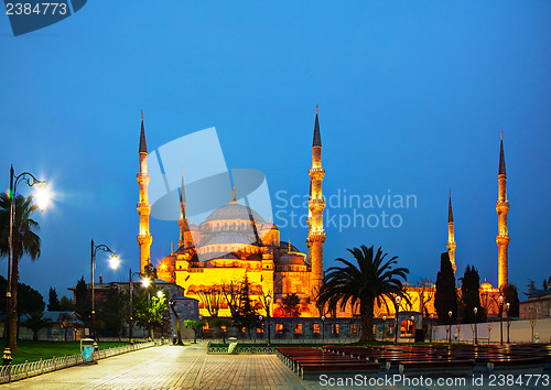 Image of Sultan Ahmed Mosque (Blue Mosque) in Istanbul