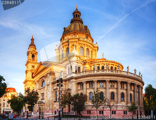 Image of St. Stefan basilica in Budapest, Hungary