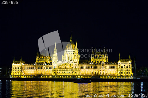 Image of Hungarian Houses of Parliament in Budapest