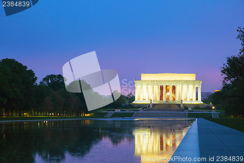 Image of The Abraham Lincoln Memorial in Washington, DC