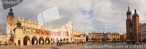 Image of Main old market square in Krakow, Poland