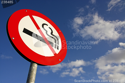 Image of no smoking sign