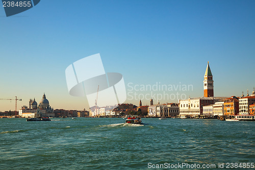 Image of Venice as seen from the lagoon