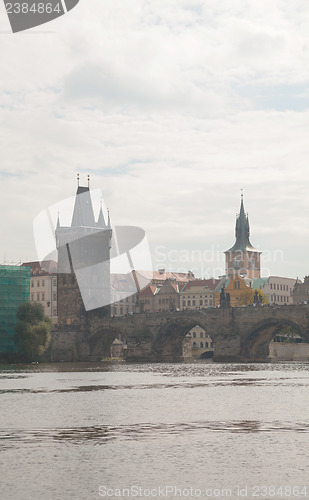 Image of Charles bridge in Prague