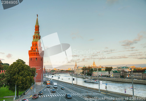 Image of Panoramic overview of downtown Moscow