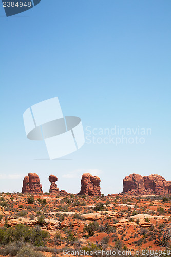 Image of Scenic view at Arches National Park, Utah, USA