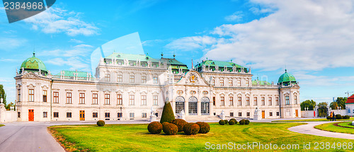 Image of Belvedere palace in Vienna, Austria