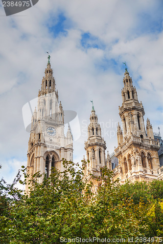 Image of Rathaus (City hall) in Vienna, Austria