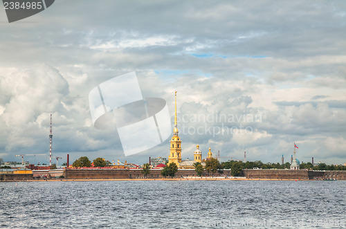 Image of Overview of Saint Peter and Paul fortress in St. Petersburg