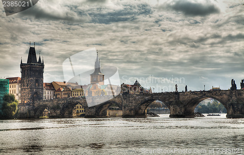 Image of Charles bridge in Prague