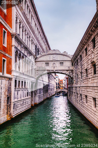 Image of Bridge of Sighs in Venice, Italy